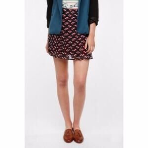 Cooperative Geometric Pattern Navy Skirt Size 10